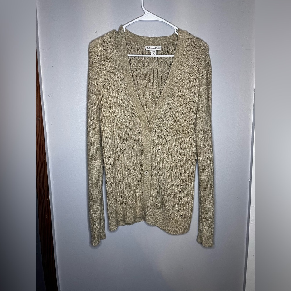 Button up medium sweater. Coldwater creek brand. Great condition